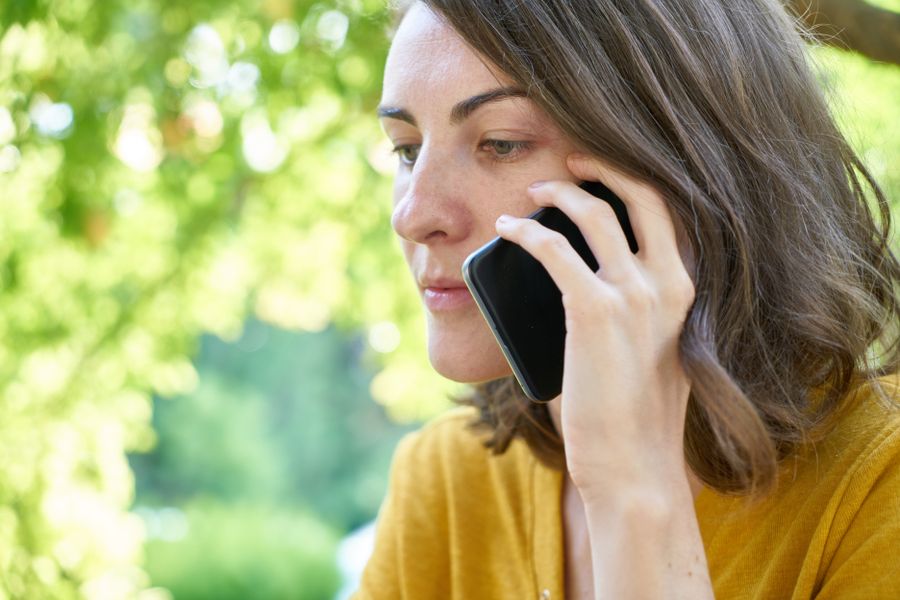 A member messaging her care team